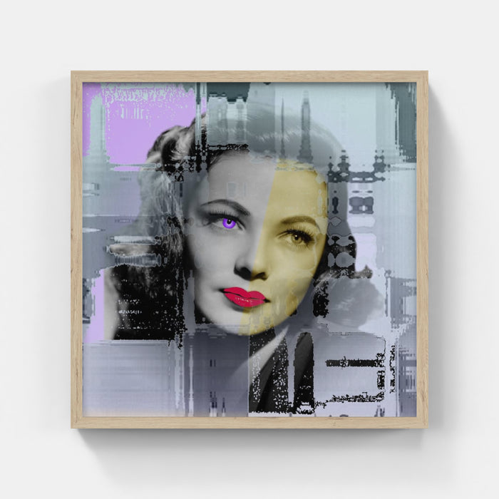 Purple, B - people - Pop Art - Actress