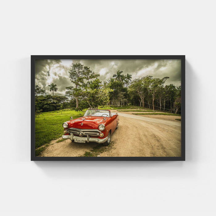 Car - Classic - Cuba - Red