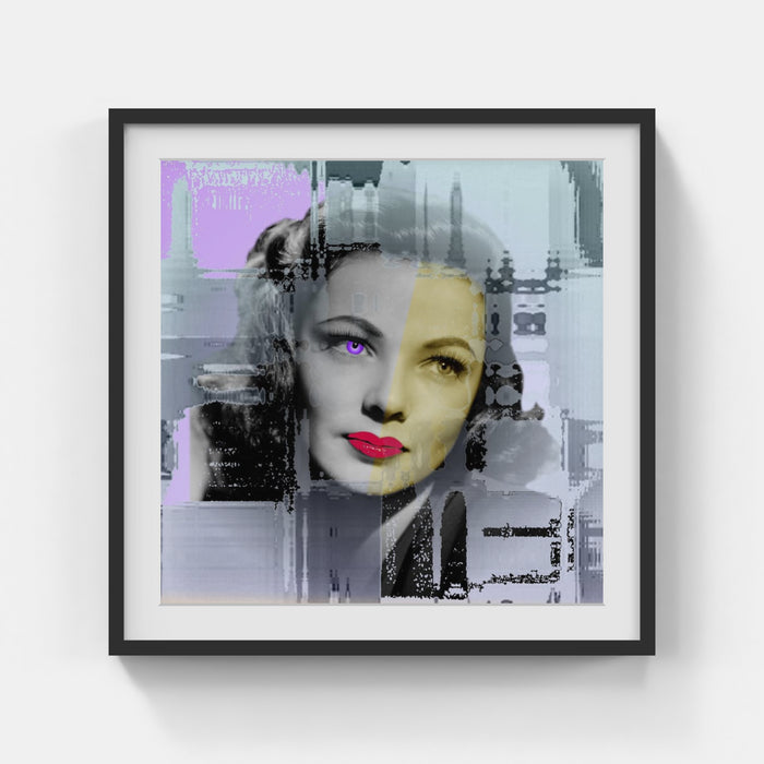 Purple, B - people - Pop Art - Actress