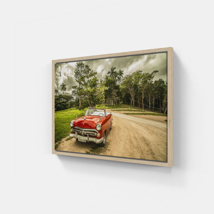 Car - Classic - Cuba - Red