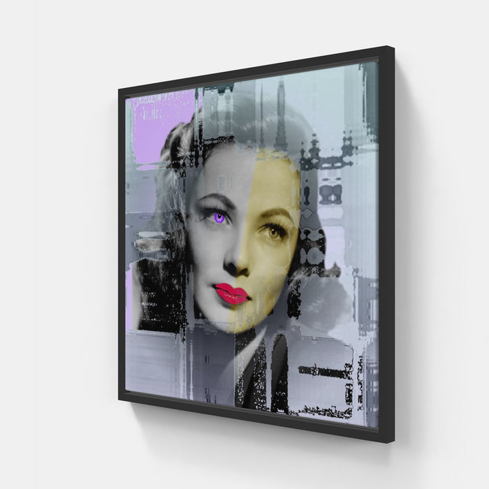 Purple, B - people - Pop Art - Actress