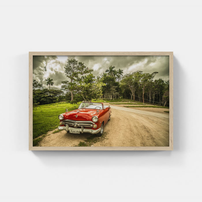 Car - Classic - Cuba - Red